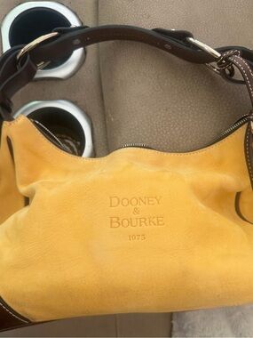 Dooney & Bourke 1975 Soft Leather Hobo Style Vintage Handbag